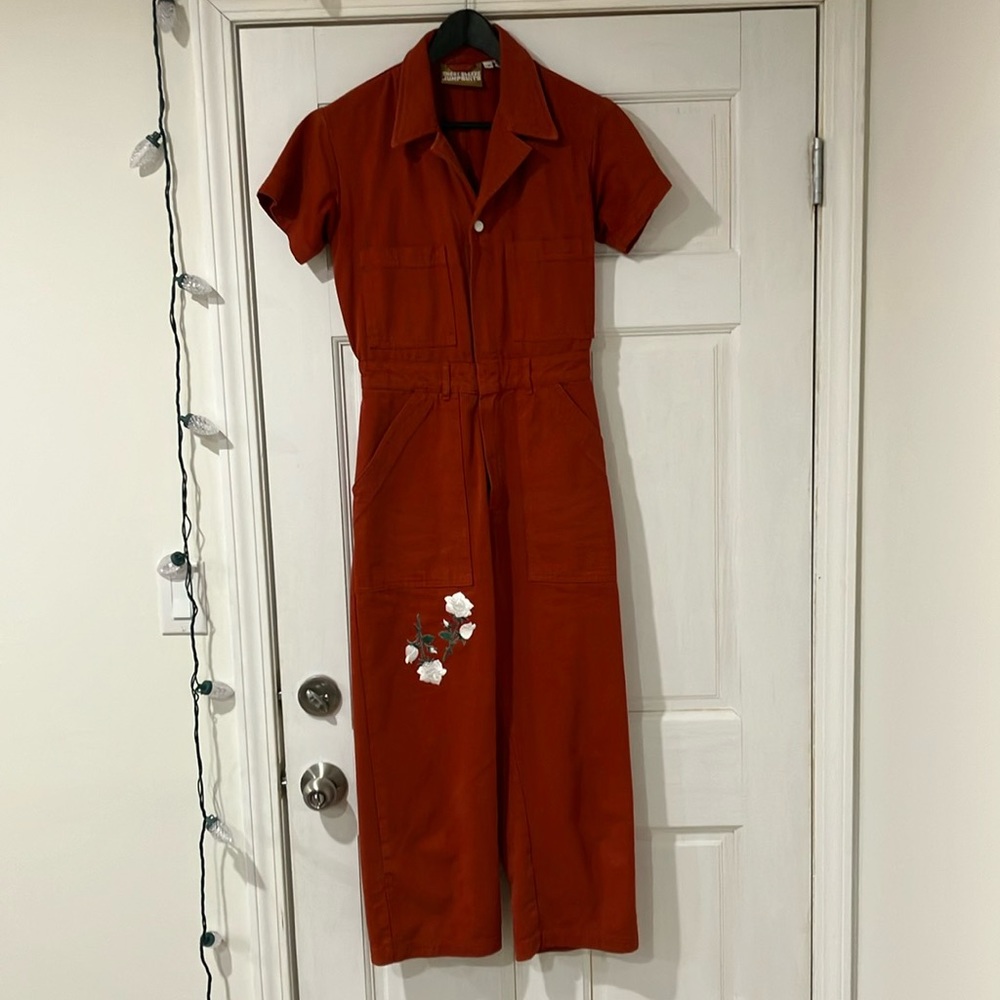 SOLD. Big Bud Press Jumpsuit with patch, Petite Small - Picture 3 of 5